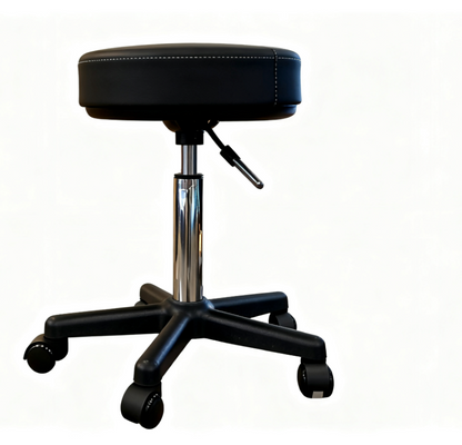 BeautéSync® Hydraulic Rolling Stool- Seat Diameter: 340 mm, Thickness: 70 mm