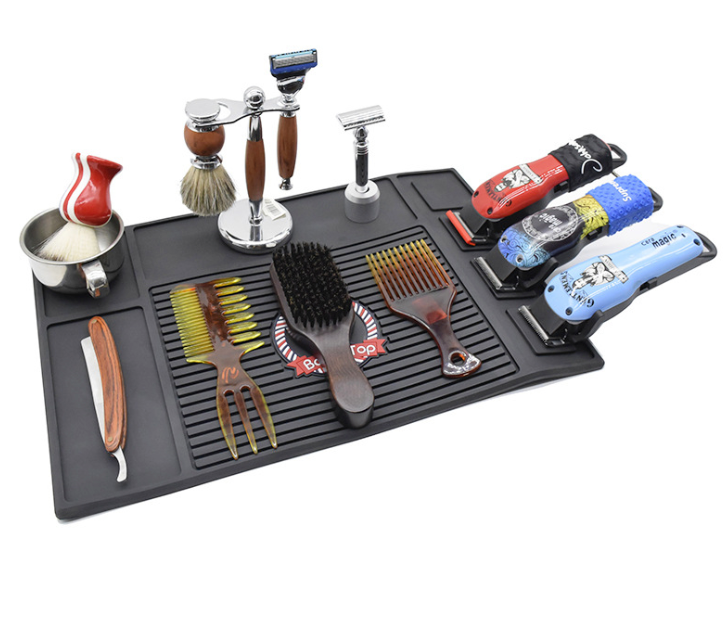 BeautéSync® Vintage-Inspired Silicone Hairdressing Mat