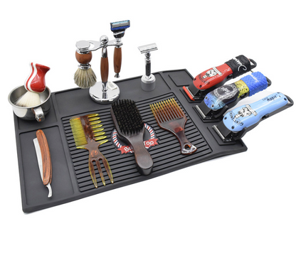 BeautéSync® Vintage-Inspired Silicone Hairdressing Mat