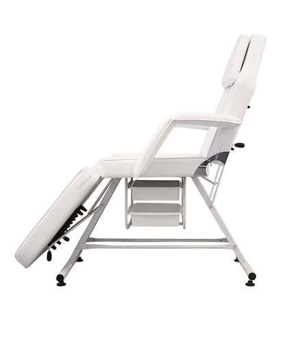 BeautéSync Multi-Function Folding Massage & Facial Bed – Adjustable Tattoo, Eyelash, and Beauty Spa Chair