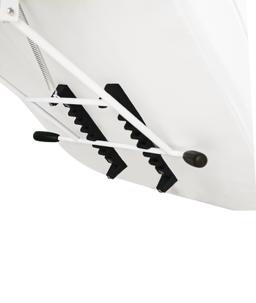 hydraulic esthetician chair with leg and backrest adjustment