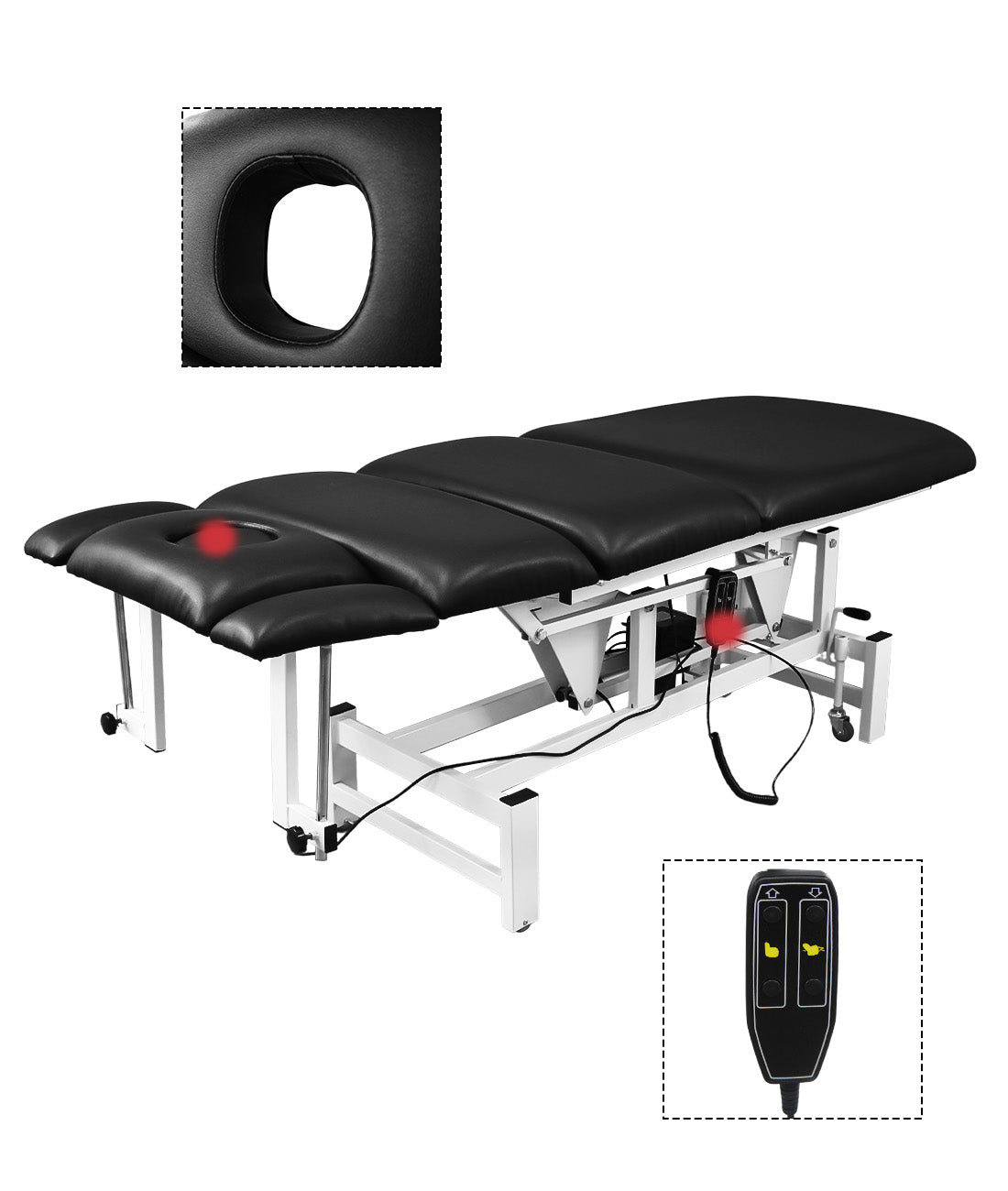 BeautéSync® EVEREST – 5-Section Electric Chiropractic &amp; Physiotherapy Treatment Bed