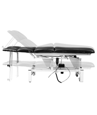 Everest massage table with segmented backrest and legrest