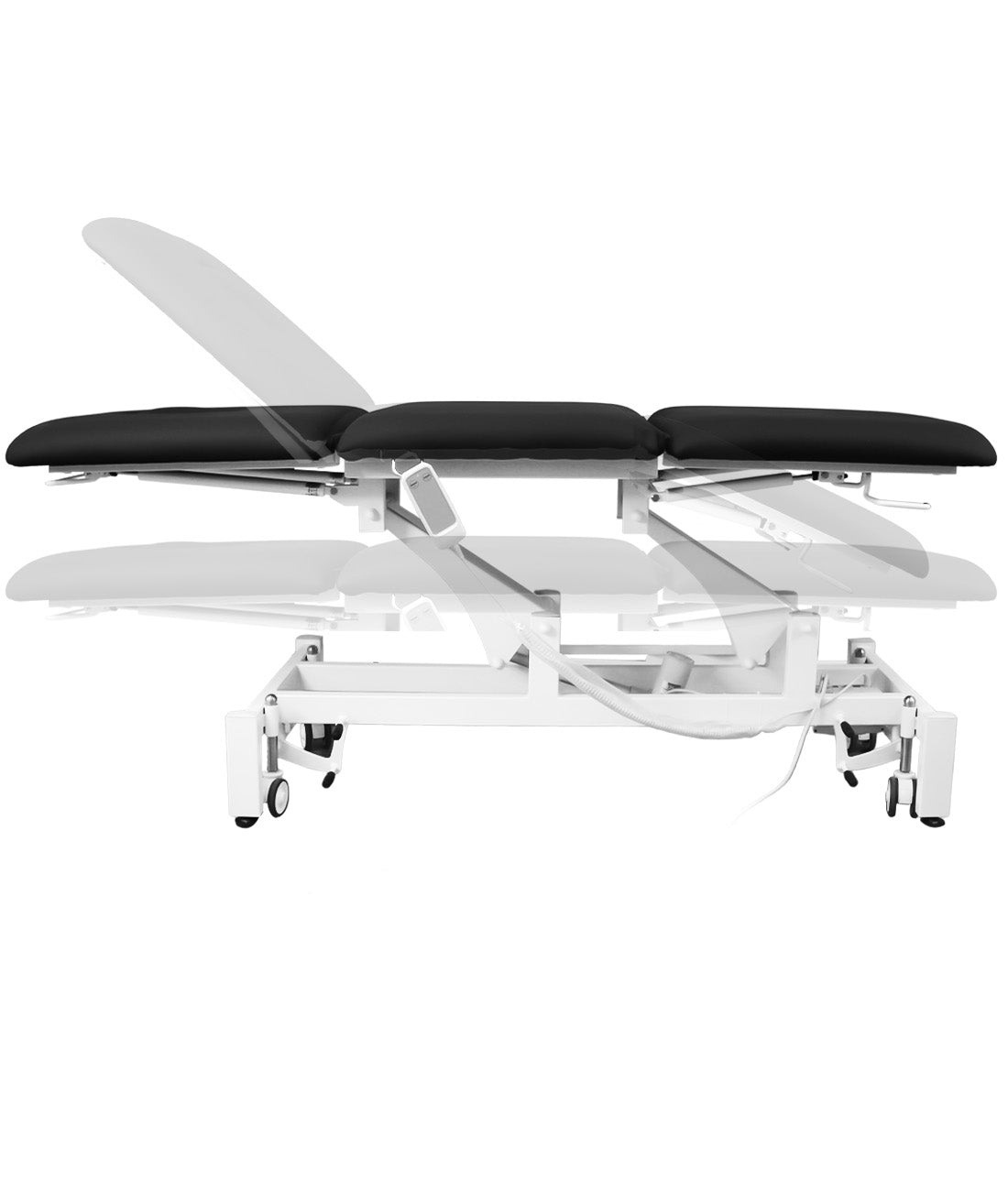 EVEREST One-Motor 3-Section Electric Treatment Bed – Chiropractic & Physiotherapy Massage Table with Adjustable Backrest & Leg rest