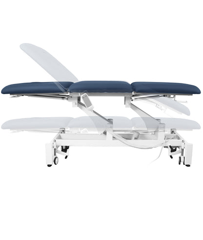 EVEREST One-Motor 3-Section Electric Treatment Bed – Chiropractic & Physiotherapy Massage Table with Adjustable Backrest & Leg rest
