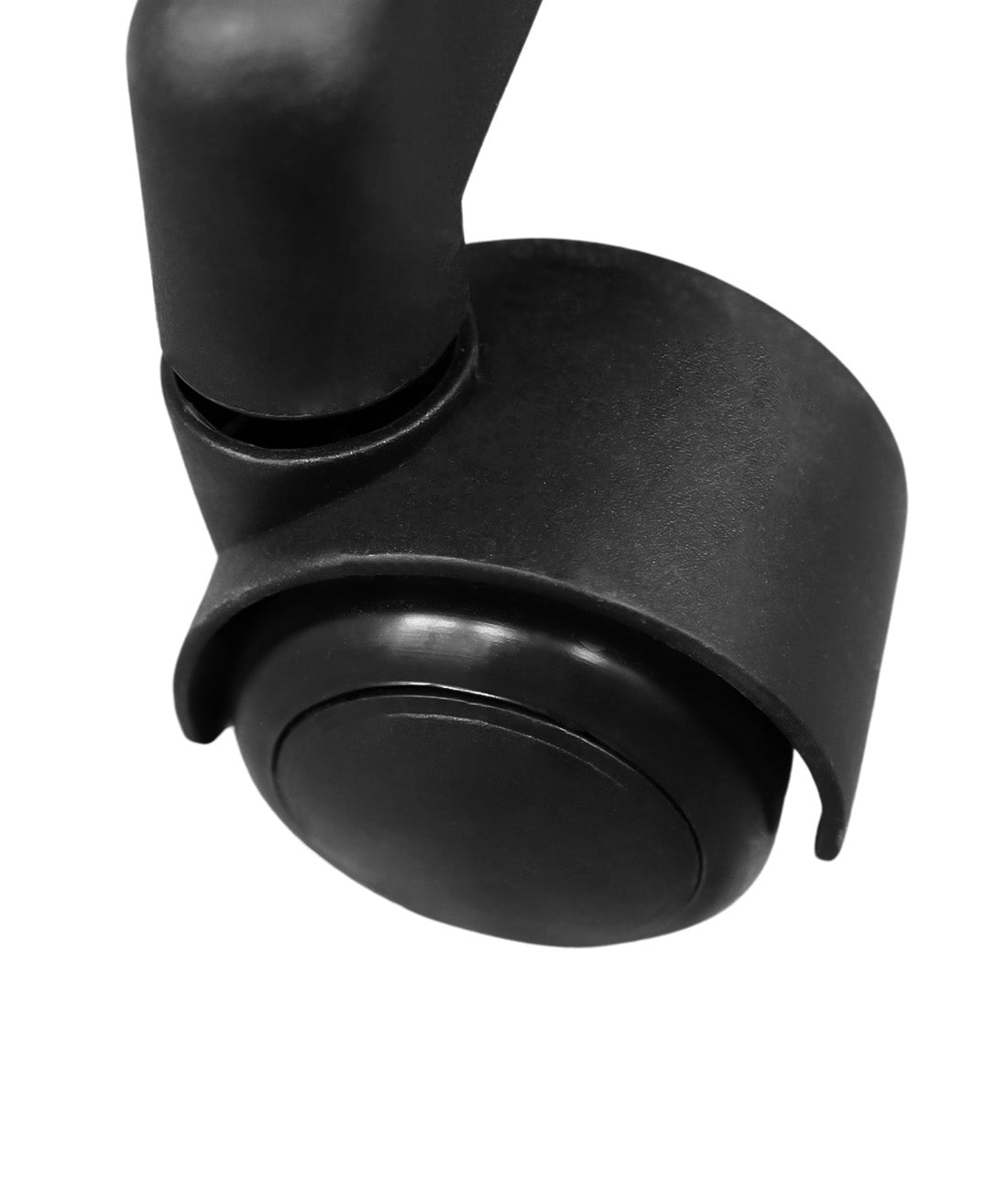 BeautéSync Hydraulic Rolling Stool, Adjustable Height, 360° Swivel for Spa, Salon, Tattoo, Medical Use (Black  Leather + Black Injection-Molded Base)