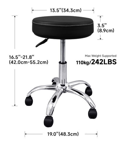 BeautéSync® Hydraulic Rolling Stool