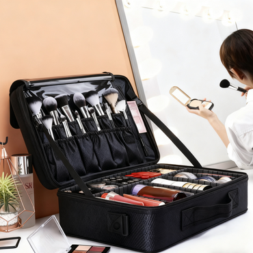 BeautéSync® Cosmetic Bag – Multifunctional Beauty Tool Storage Bag (Available in S, M, L Sizes)