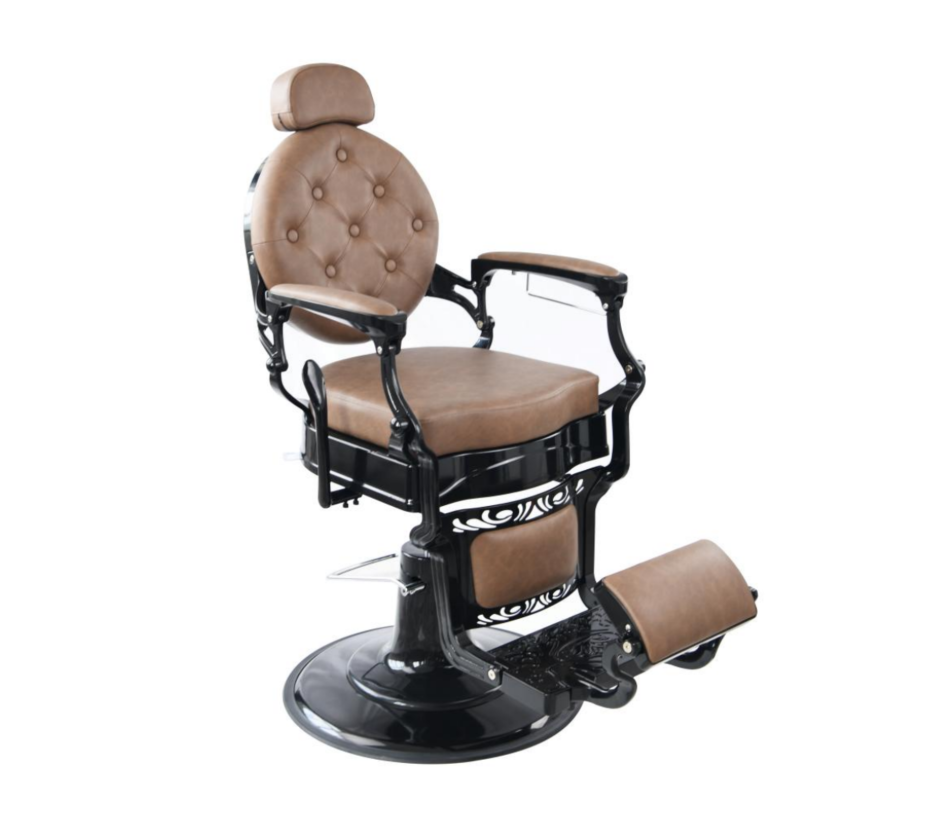 BeautéSync® Professional Hydraulic Barber Chair – Classic Comfort & Modern Style
