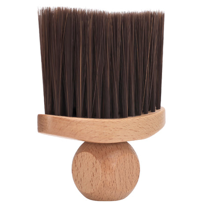 beechwood hair sweep brush standing turned