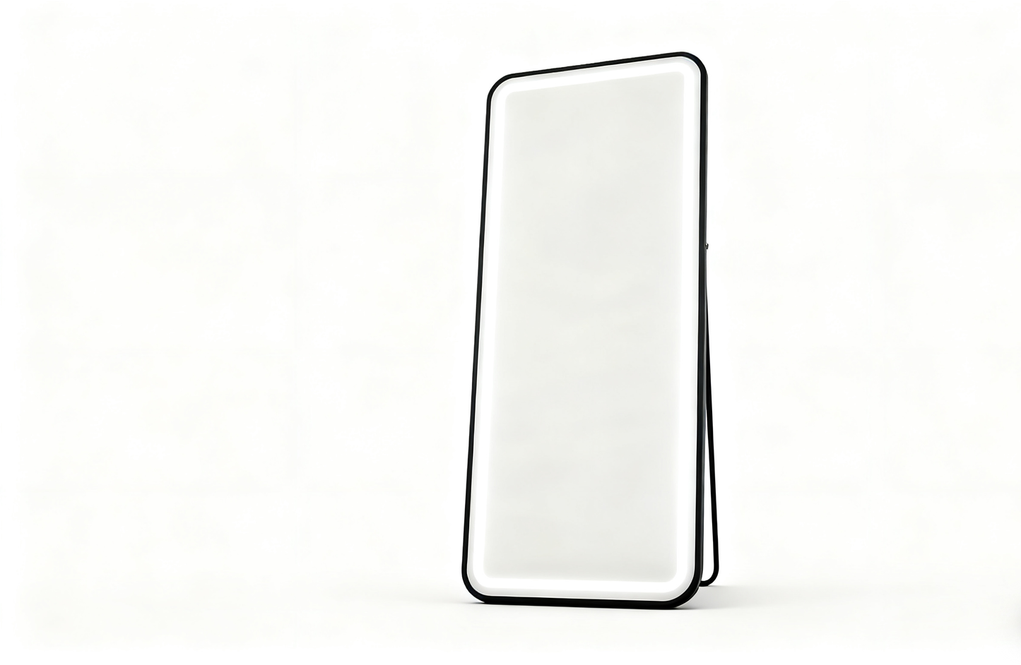 BeautéSync® Freestanding Rectangle Front-Lit LED Salon Mirror