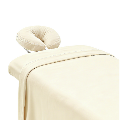 BeautéSync® Polycotton Massage Sheet Set – Soft, Durable & Easy-Care for Professional Spa Use