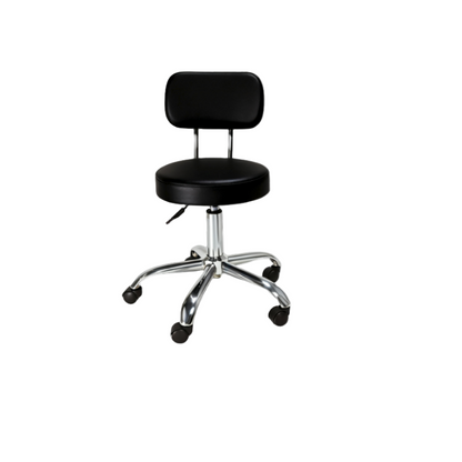 BeautéSync® Professional Backrest Stool