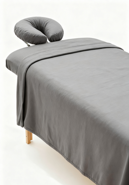 BeautéSync® Flannel  Massage Sheet Set – Soft, Durable & Easy-Care for Professional Spa Use
