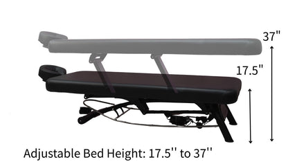 Goodwill Electric Treatment Massage Table with a Built-In 360° Foot Ring Control and German Dewert® Motor