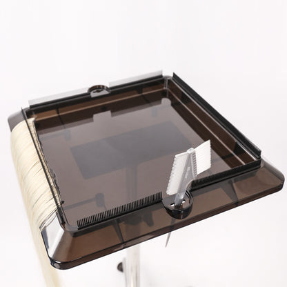hairdressing trolley top view