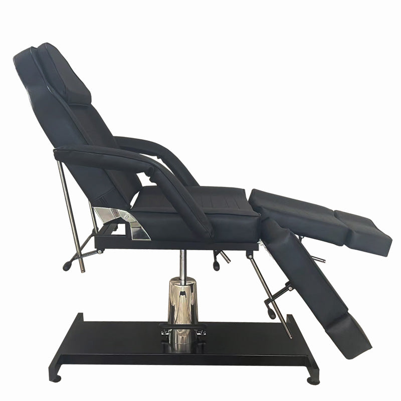 BeautéSync® Professional Hydraulic Tattoo Chair — 360° Swivel with Adjustable Split Legs
