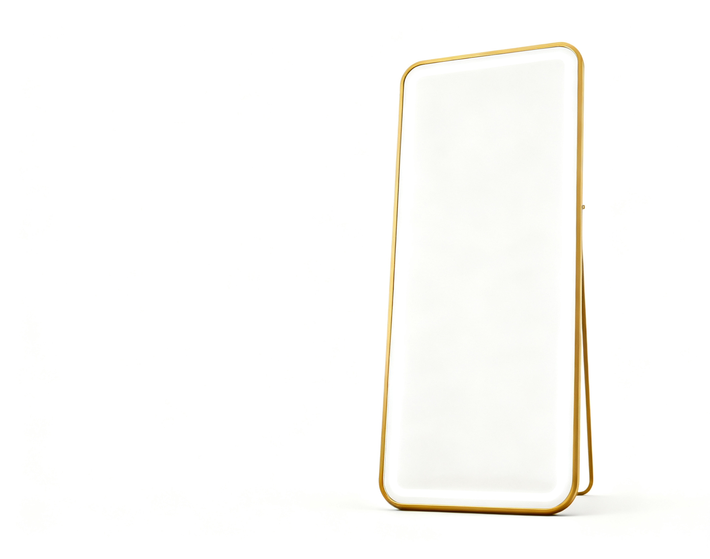 BeautéSync® Freestanding Rectangle Front-Lit LED Salon Mirror