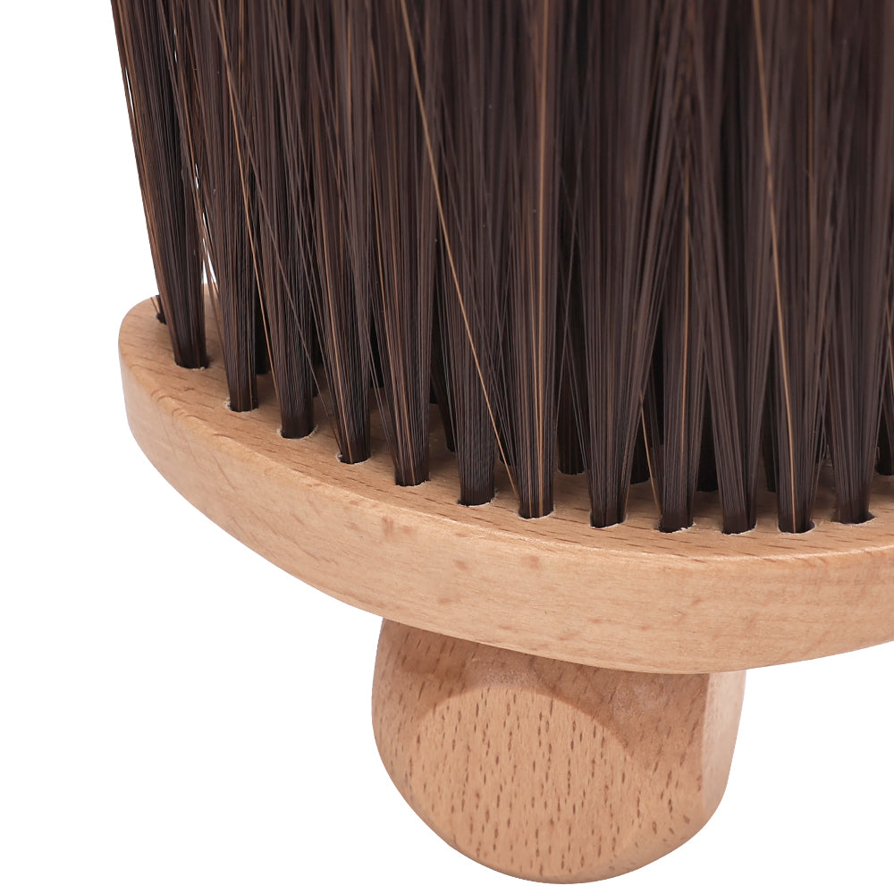 beechwood hair sweep brush base closeup