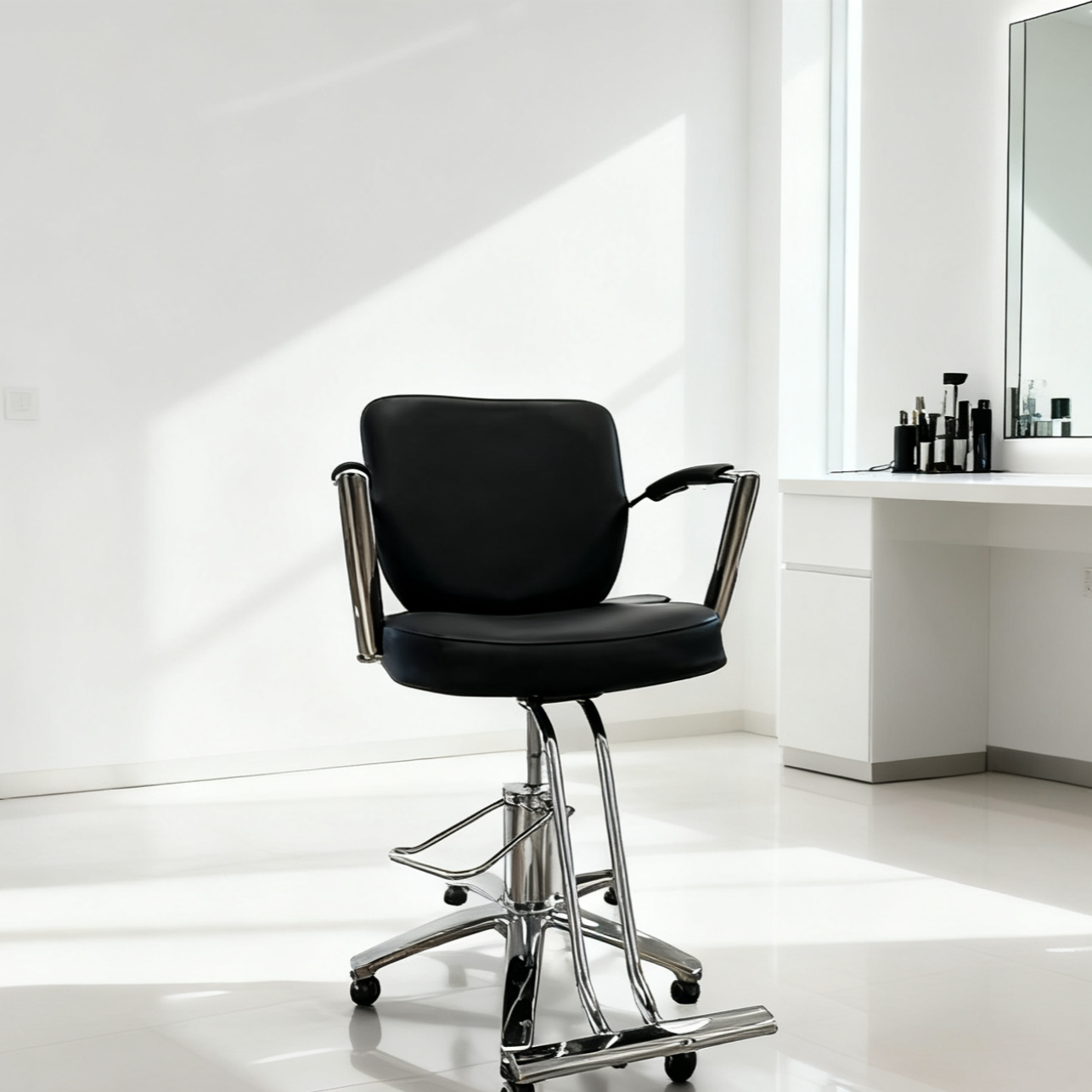 BeautéSync® Hairdressing Styling Chair – Professional Salon Chair with Hydraulic Lift  (CLEARANCE: FINAL SALE)