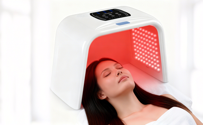 BeautéSync®  LED Light Therapy Machine with Nano Steam Spray: 7-Mode Light Therapy