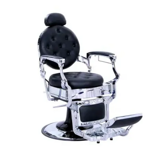 11010011 - BeauteSync Hydraulic Barber Chair, Adjustable Headrest & Height, 360° Swivel