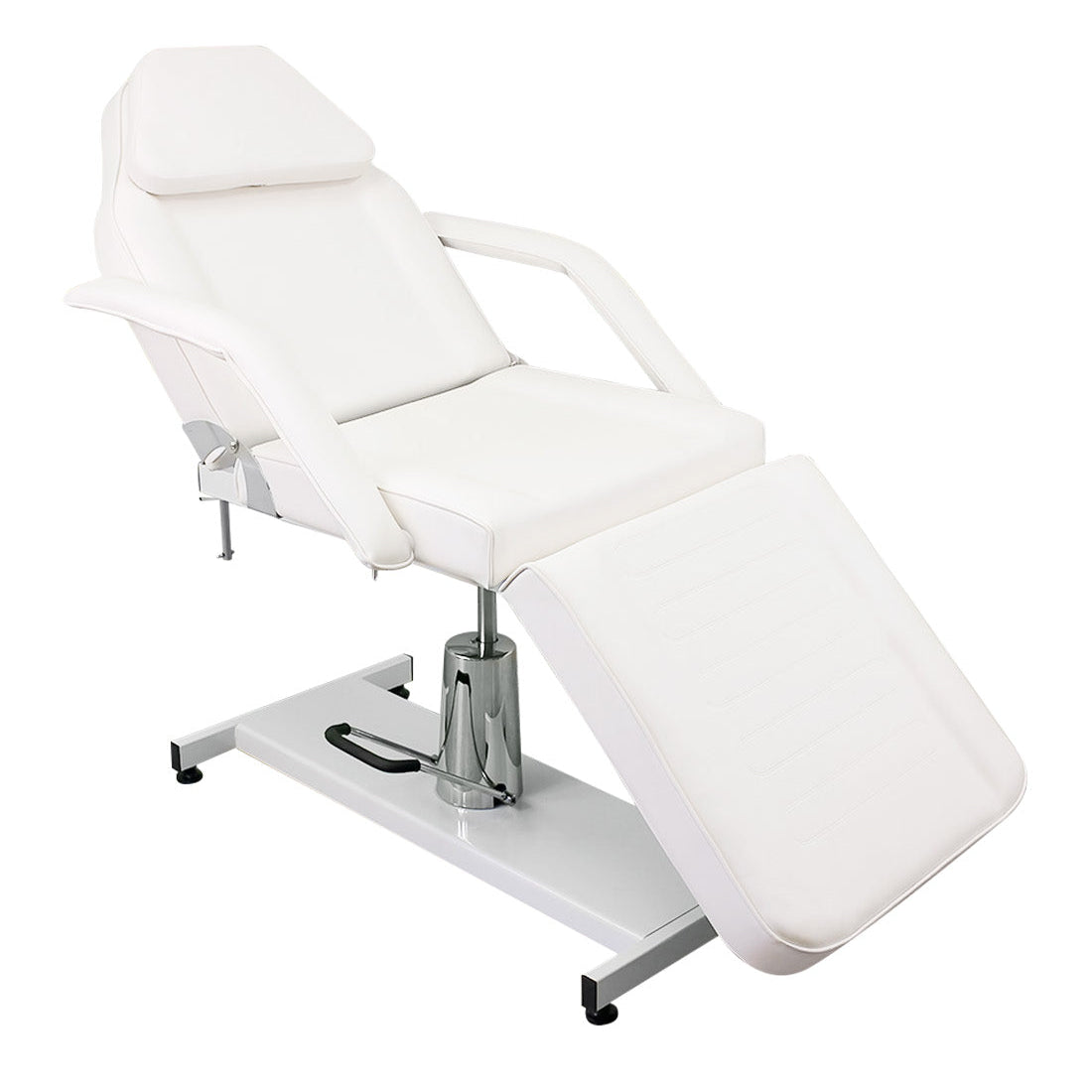 Adjustable facial bed for waxing and skin treatments 
