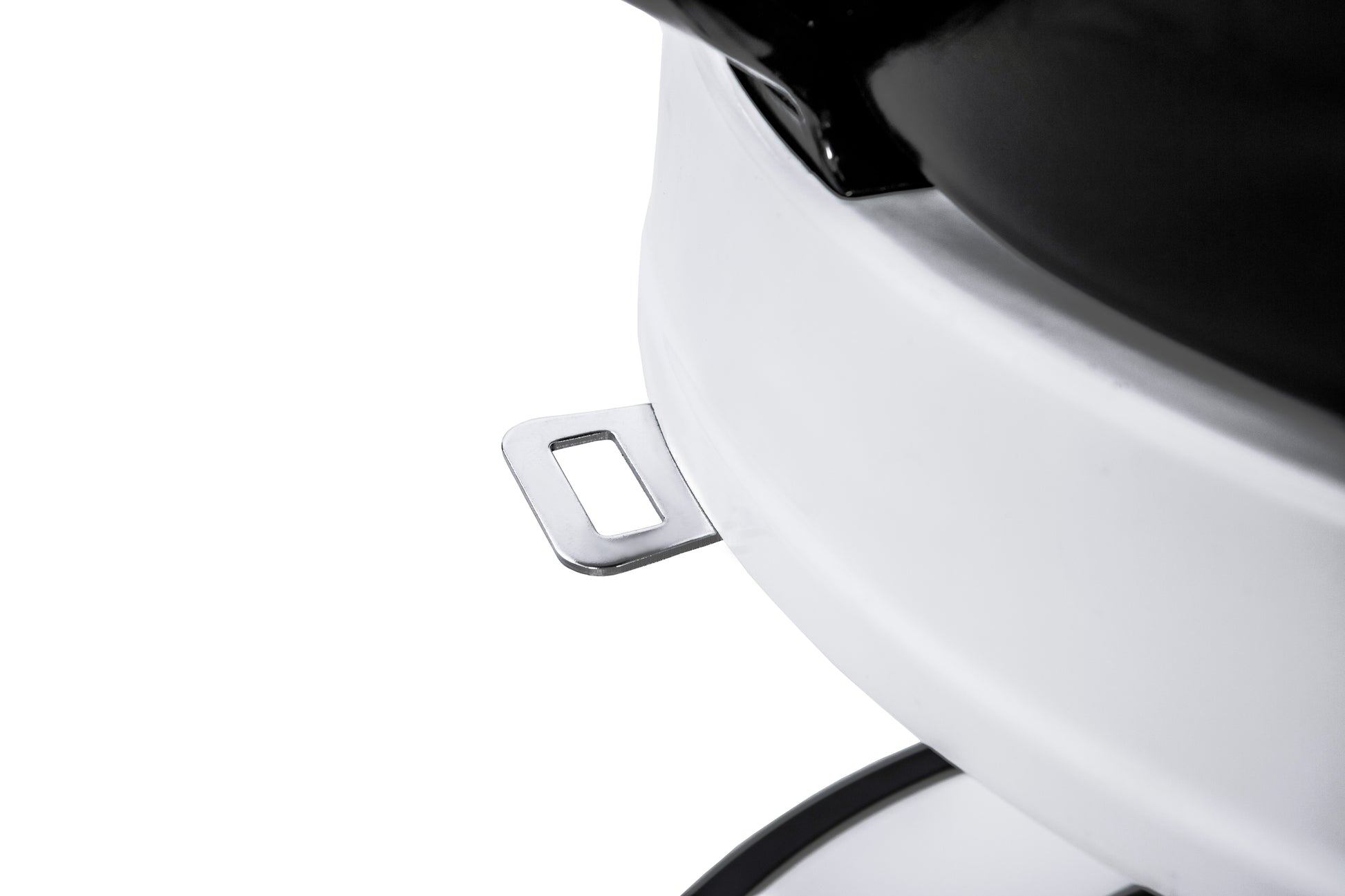 black and white barber chair headrest holder