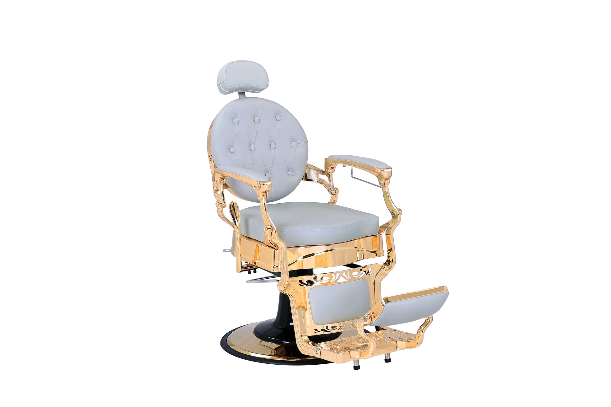 grey and gold barber 3/4 right