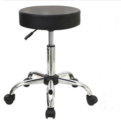 BeautéSync® Fixed Stool – Adjustable PU Leather Salon Chair for Spa, Massage, Clinic, Beauty & Tattoo Use
