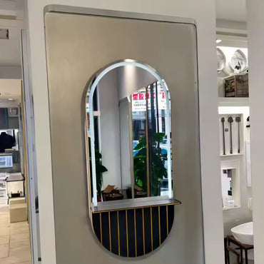 BeautéSync® 170×70cm Gold Vertical LED Mirror