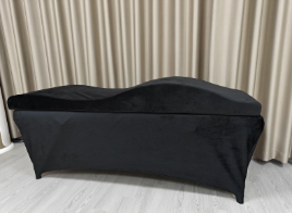 BeautéSync™ Curved Memory Foam Mattress Topper for Lash Bed – Ergonomic Comfort for Beauty Salons