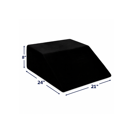 leg elevation pillow size diagram