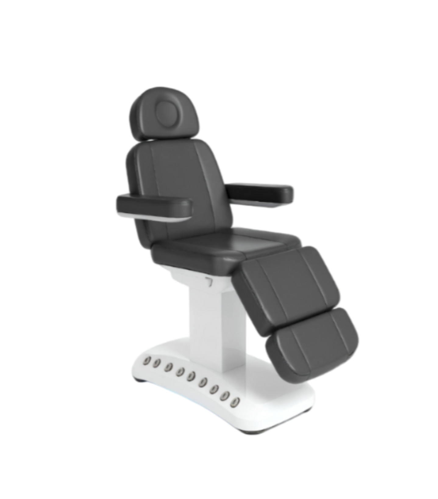 BeautéSync® MiraPlus 4-Motor Electric Spa Bed & Facial Chair with Built-In Foot Controls – Smart Heating, Removable Headrest & 440 lbs Capacity