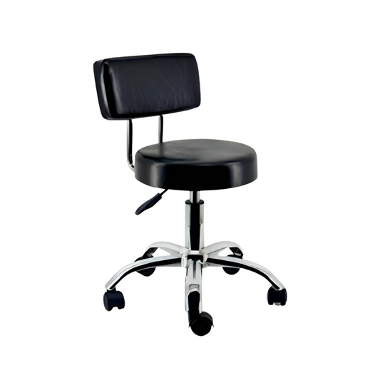 BeautéSync® Classic Stool with Backrest