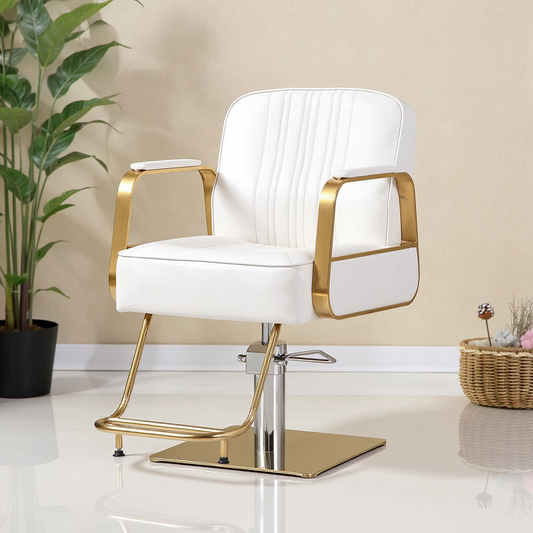 BeautéSync™ Hairdressing Styling Chair – Professional Salon Chair with Hydraulic Lift