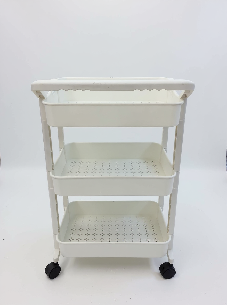 BeautéSync® 3-Tier Rolling Utility Cart – Lightweight, Stylish, Ultra-Practical