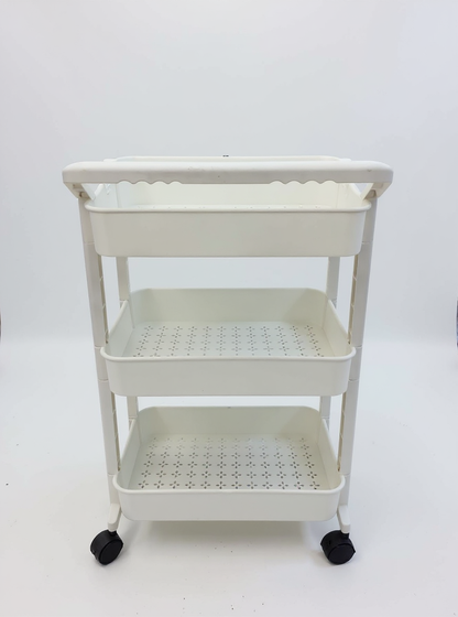 BeautéSync® 3-Tier Rolling Utility Cart – Lightweight, Stylish, Ultra-Practical