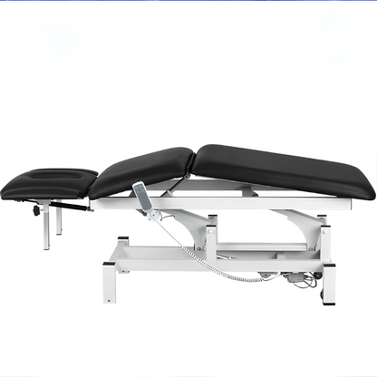 EVEREST 2-Motor Deluxe Electric Massage Treatment Bed – Adjustable Physiotherapy, Chiropractic & Spa Table