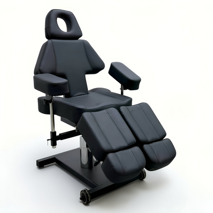 Adjustable Hydraulic Tattoo Chair for Salon or Spa Treatment – Side View