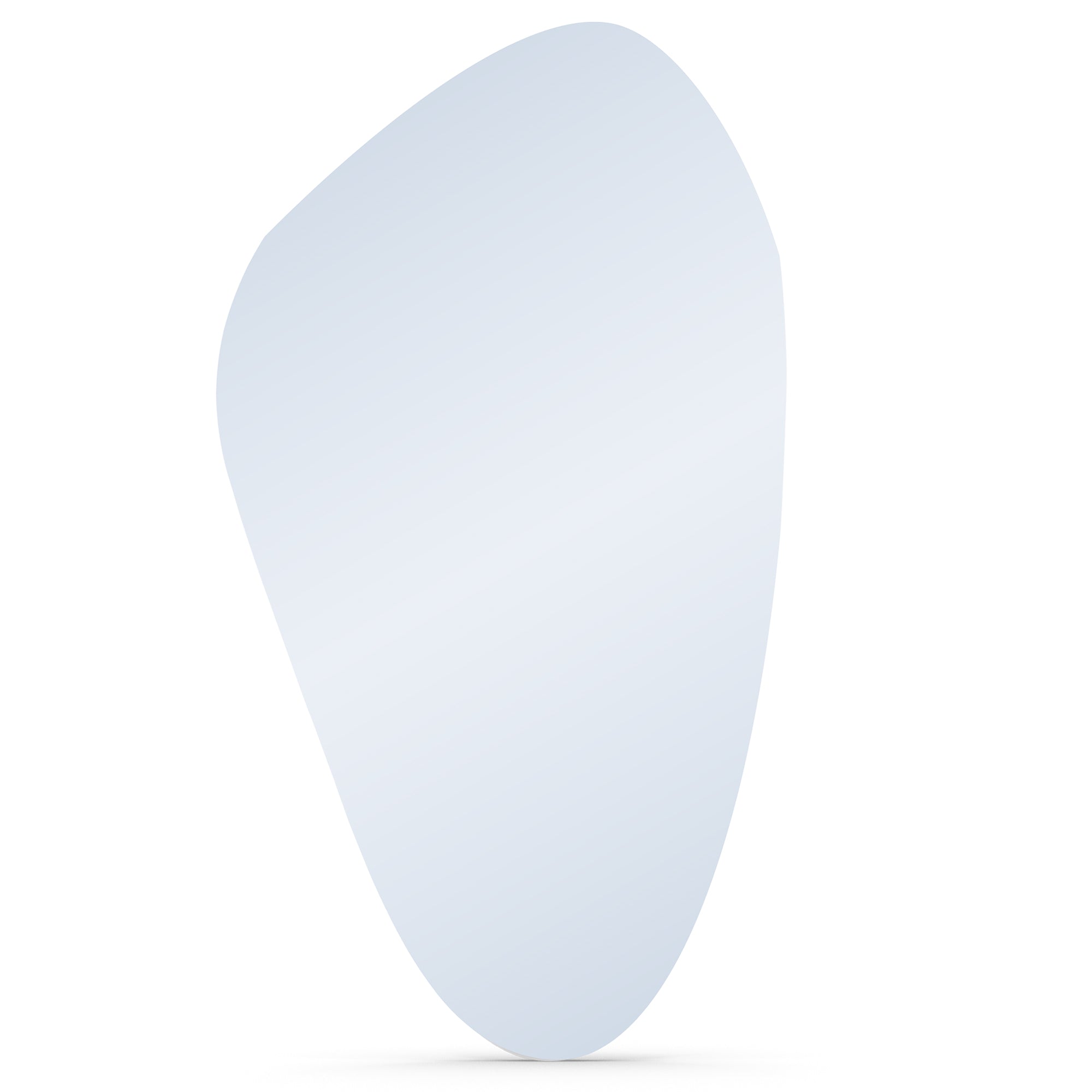irregular salon LED mirror for professional makeup application