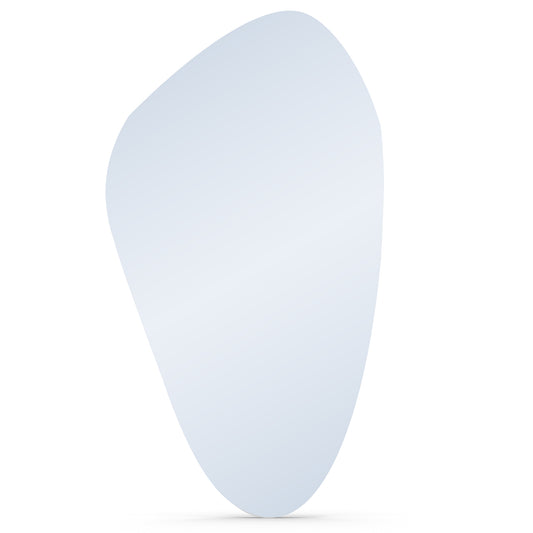 irregular salon LED mirror for professional makeup application